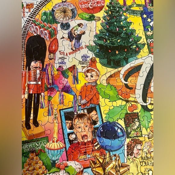 White Mountain Jigsaw Puzzle The Holidays 1000 Pieces James Mellet Complete - Picture 11 of 14